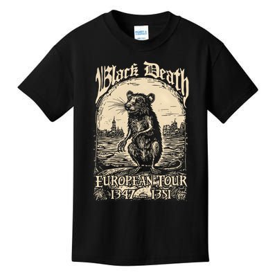 Mouse Black Death European 1347 1351 Kids T-Shirt