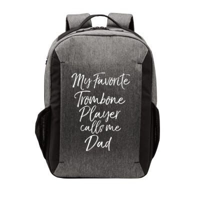 Marching Band Dad My Favorite Trombone Player Calls Me Dad Gift Vector Backpack