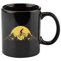 Mountain Bike Downhill 11oz C Handle Ceramic Mug