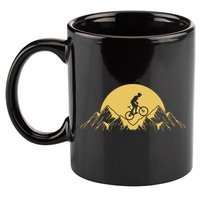 Mountain Bike Downhill 11oz C Handle Ceramic Mug