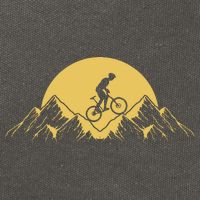 Mountain Bike Downhill Cotton Canvas Backpack