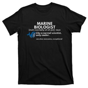 Marine Biologist Definition Funny Science T-Shirt