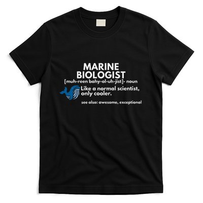 Marine Biologist Definition Funny Science T-Shirt