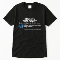 Marine Biologist Definition Funny Science Tall T-Shirt