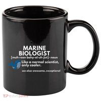 Marine Biologist Definition Funny Science 11oz C Handle Ceramic Mug