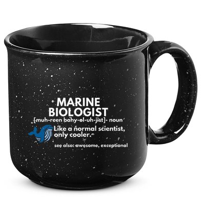 Marine Biologist Definition Funny Science 15oz Campfire Ceramic Mug