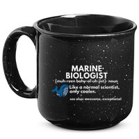 Marine Biologist Definition Funny Science 15oz Campfire Ceramic Mug
