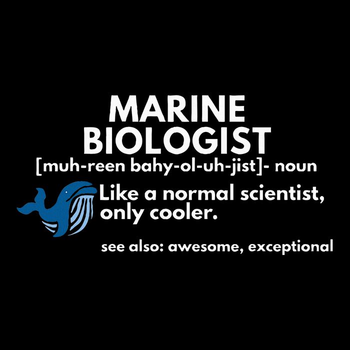 Marine Biologist Definition Funny Science 16 in Basic Backpack