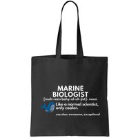 Marine Biologist Definition Funny Science Bag