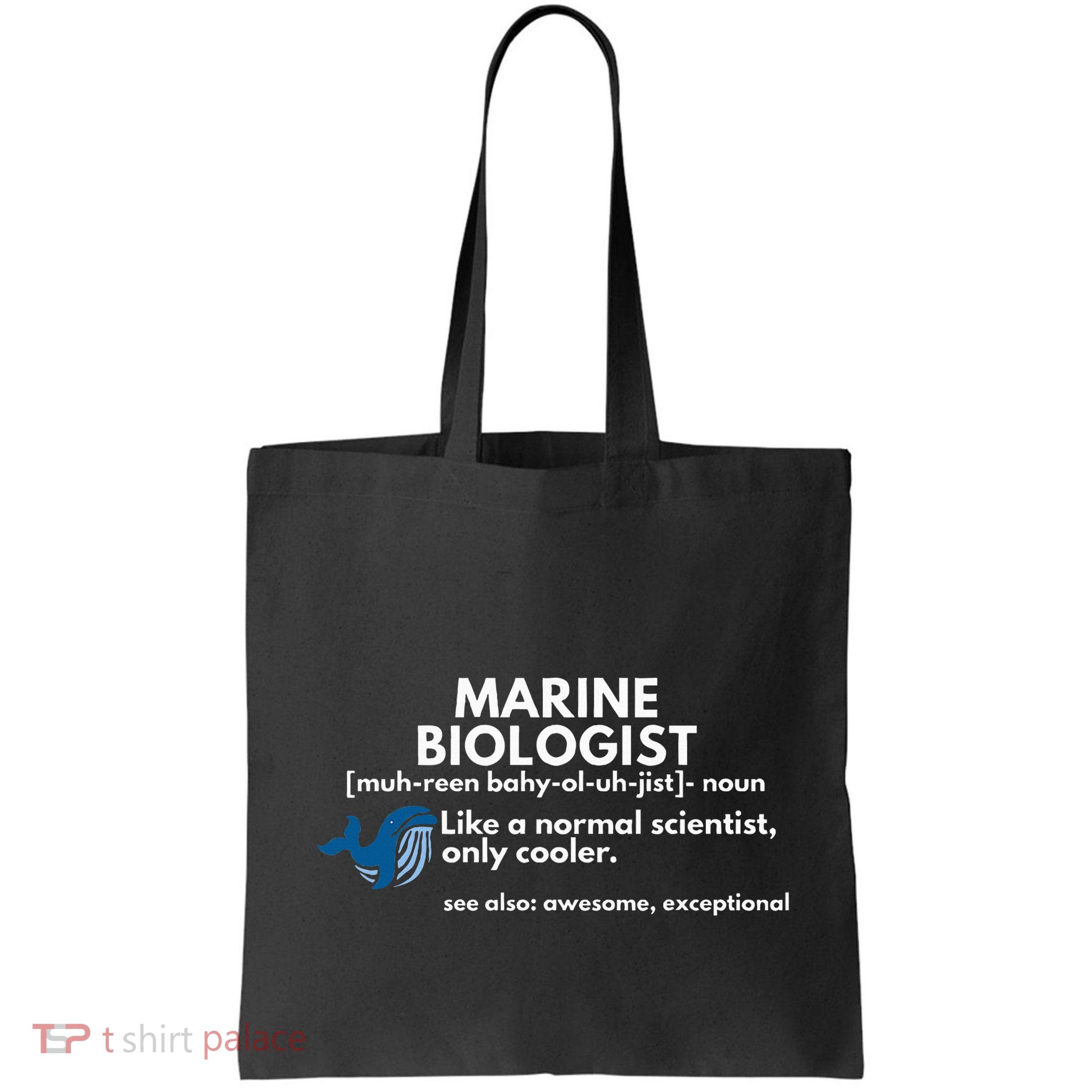 Marine Biologist Definition Funny Science Bag