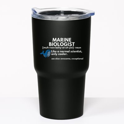 Marine Biologist Definition Funny Science Tumbler