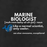 Marine Biologist Definition Funny Science 25L Jumbo Tote