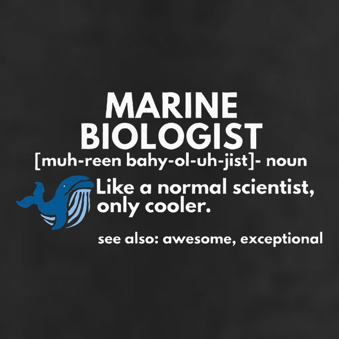 Marine Biologist Definition Funny Science 25L Jumbo Tote