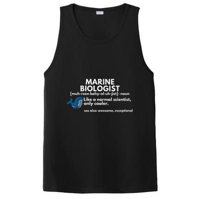 Marine Biologist Definition Funny Science PosiCharge Competitor Tank