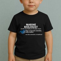 Marine Biologist Definition Funny Science Toddler T-Shirt