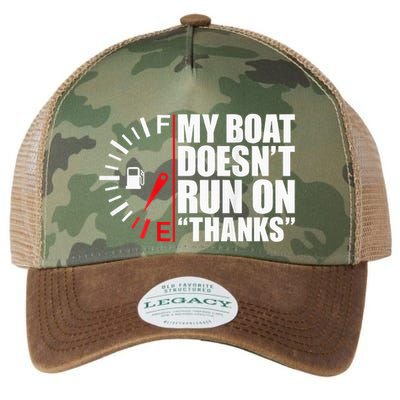 My Boat DoesnT Run On Thanks Boat Owners Legacy Tie Dye Trucker Hat