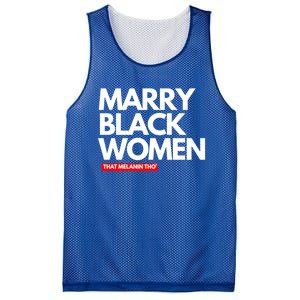 Marry Black Deserve Marriage Love Respect Black Meaningful Gift Mesh Reversible Basketball Jersey Tank