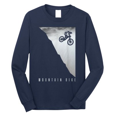 Mountain Bike Downhill MTB Biking Vintage Biker Gift Men Long Sleeve Shirt