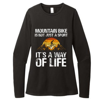 Mountain Bike Downhill Gift Mountain Biking Mtb Gift Womens CVC Long Sleeve Shirt