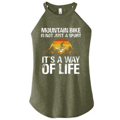 Mountain Bike Downhill Gift Mountain Biking Mtb Gift Women's Perfect Tri Rocker Tank