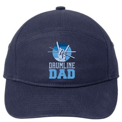 Marching Band Drum Major Drumline Dad 7-Panel Snapback Hat