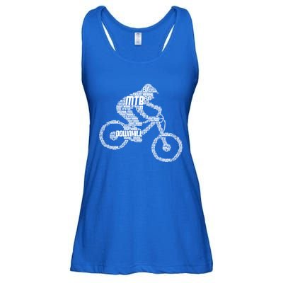 Mountain Bike Downhill Mtb Biking Cycling Biker Gift Ladies Essential Flowy Tank