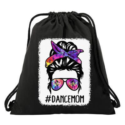 Messy Bun Dance Mom Life Ballet Dancing Mothers Day Drawstring Bag