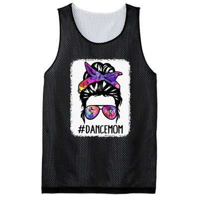 Messy Bun Dance Mom Life Ballet Dancing Mothers Day Mesh Reversible Basketball Jersey Tank