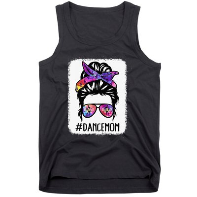 Messy Bun Dance Mom Life Ballet Dancing Mothers Day Tank Top