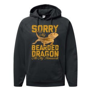 My Bearded Dragon Ate My Homework Bearded Dragon Performance Fleece Hoodie