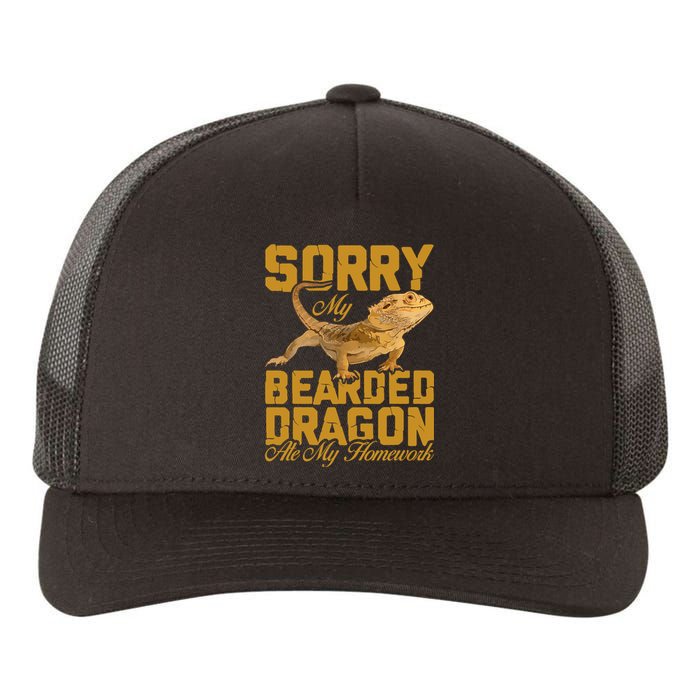 My Bearded Dragon Ate My Homework Bearded Dragon Yupoong Adult 5-Panel Trucker Hat