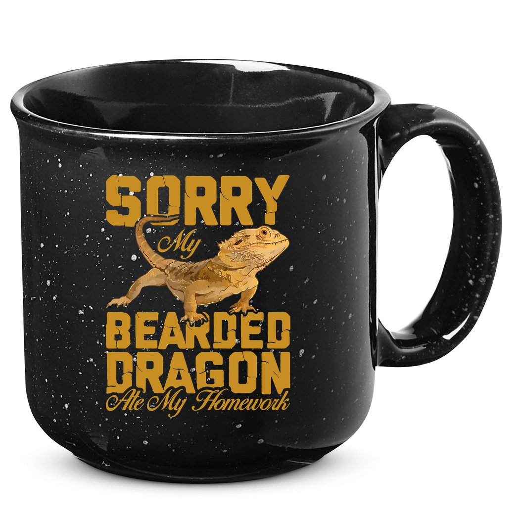 My Bearded Dragon Ate My Homework Bearded Dragon 15oz Campfire Ceramic Mug