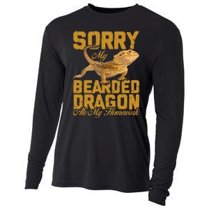 My Bearded Dragon Ate My Homework Bearded Dragon Cooling Performance Long Sleeve Crew