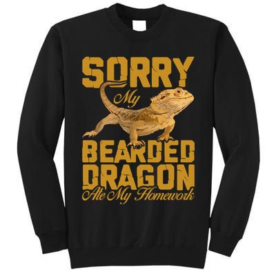 My Bearded Dragon Ate My Homework Bearded Dragon Tall Sweatshirt