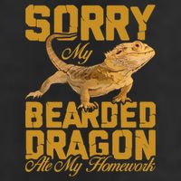 My Bearded Dragon Ate My Homework Bearded Dragon 25L Jumbo Tote
