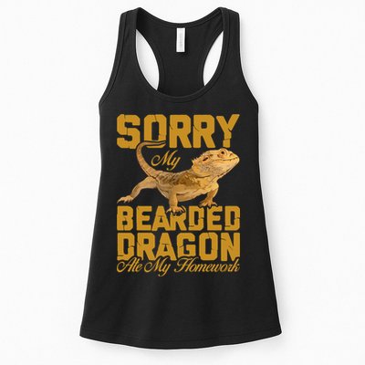 My Bearded Dragon Ate My Homework Bearded Dragon Womens Tank Top