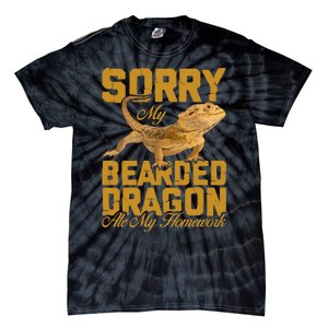 My Bearded Dragon Ate My Homework Bearded Dragon Tie-Dye T-Shirt