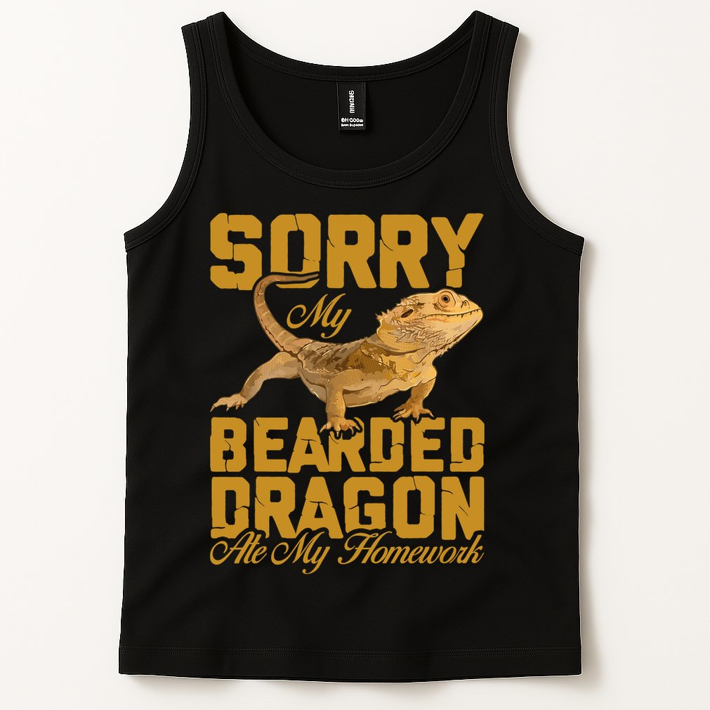 My Bearded Dragon Ate My Homework Bearded Dragon Tank Top