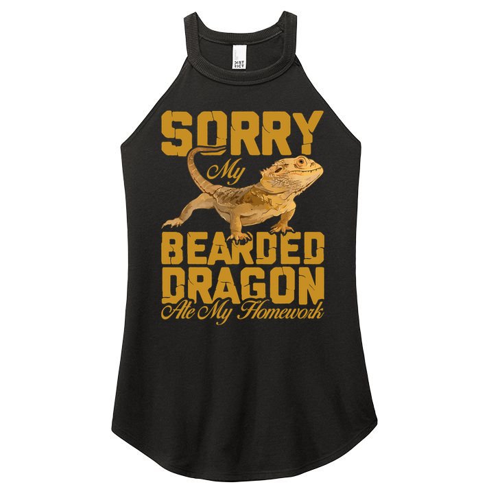 My Bearded Dragon Ate My Homework Bearded Dragon Women's Perfect Tri Rocker Tank