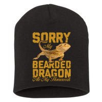 My Bearded Dragon Ate My Homework Bearded Dragon Short Acrylic Beanie