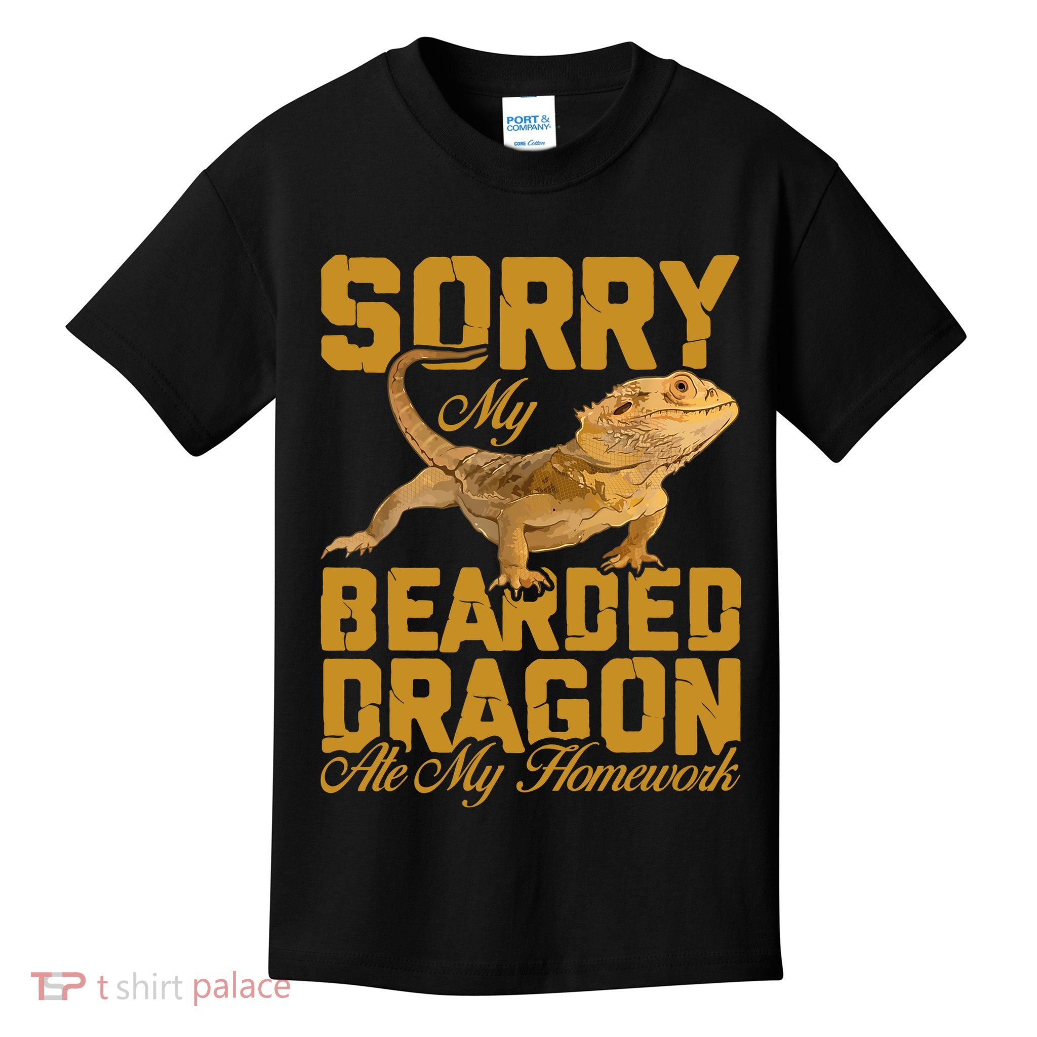 My Bearded Dragon Ate My Homework Bearded Dragon Kids T-Shirt