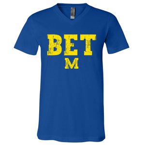 Michigan Bet Design Michigan V-Neck T-Shirt