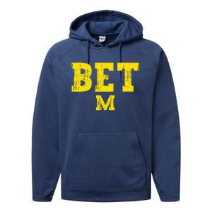 Michigan Bet Design Michigan Performance Fleece Hoodie