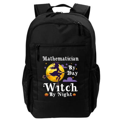Mathematician By Day Witch By Night Math Halloween Costume Gift Backpack