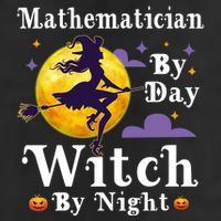 Mathematician By Day Witch By Night Math Halloween Costume Gift Adult Drive Performance Visor