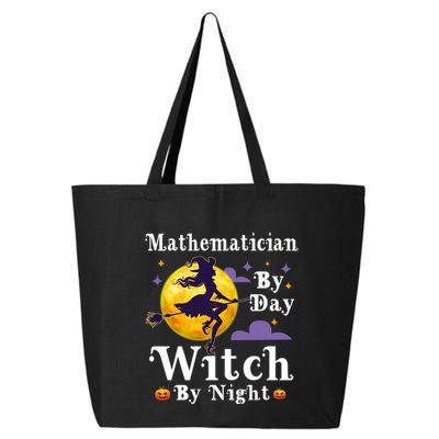 Mathematician By Day Witch By Night Math Halloween Costume Gift 25L Jumbo Tote