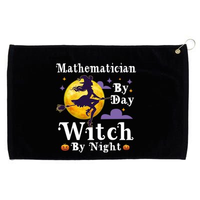 Mathematician By Day Witch By Night Math Halloween Costume Gift Grommeted Golf Towel