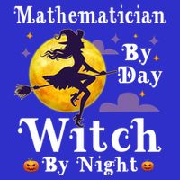 Mathematician By Day Witch By Night Math Halloween Costume Gift 16 in Basic Backpack