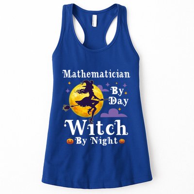 Mathematician By Day Witch By Night Math Halloween Costume Gift Womens Tank Top