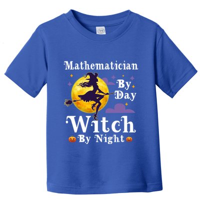 Mathematician By Day Witch By Night Math Halloween Costume Gift Toddler T-Shirt